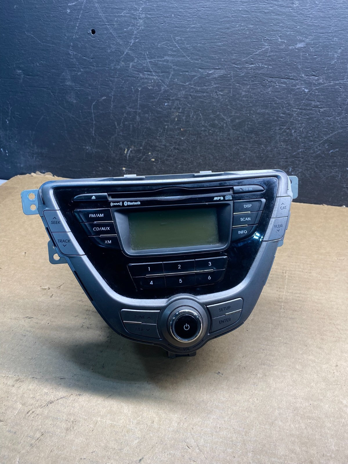 2011-2013 Hyundai Elantra Center Radio Climate Control Air Vent Bezel AD9890 DG0