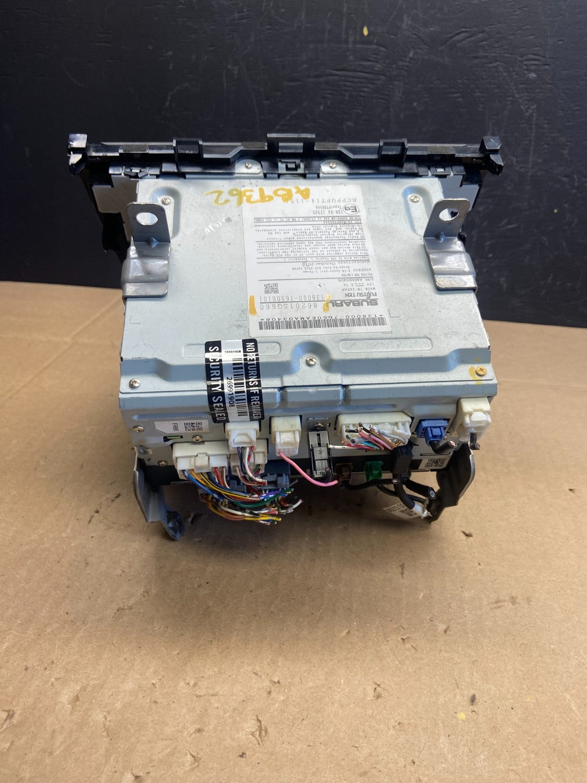 2016 Subaru Forester Navigation Radio Screen Display AB9362 DG4
