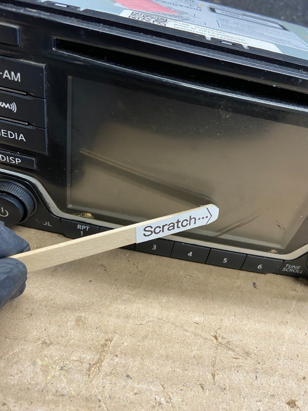 2015 to 2016 Nissan Sentra Versa Radio CD Player AM/FM 281859MB0A AH3700 DG1