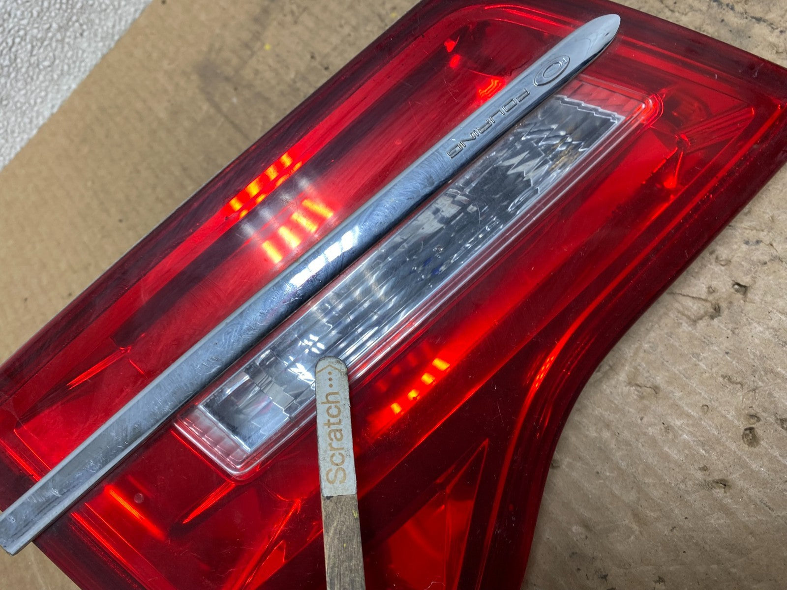 2007 2008 2009 Acura Mdx Left Driver Lh Side Inner Tail Light Oem W7753 DW3