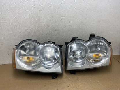 2005-2007 Jeep Grand Cherokee Left+Right Halogen Headlights AI2213 DW0