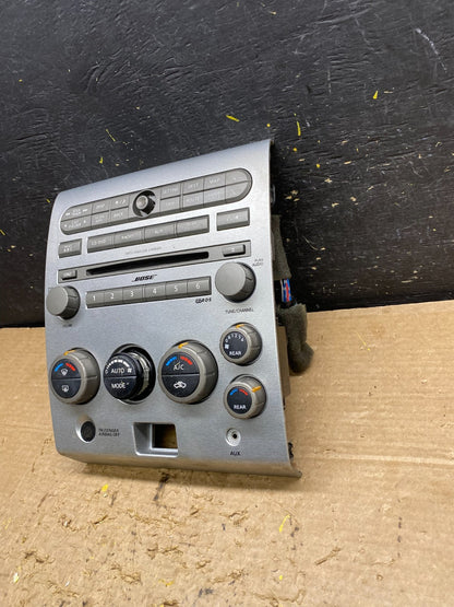 2004 to 2007 Nissan Armada Bose Radio CD Player A/C Climate Control OEM X1237 PS1