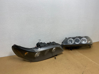 1998=2002 Honda Accord Black Left+Right Set Side LED Black Headlights ac8449 DG2