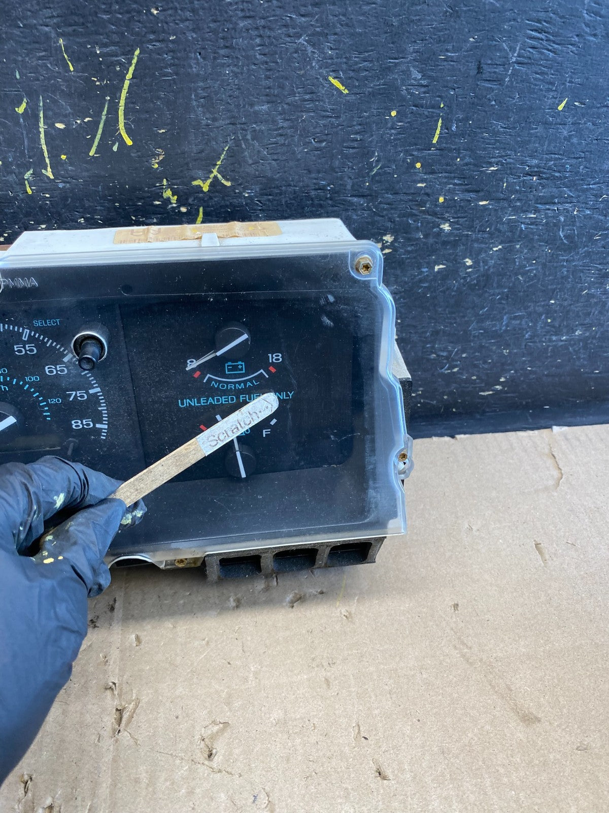 1996 Ford E150 E250 GAS Gauge Speedometer Cluster ab2184 DG1