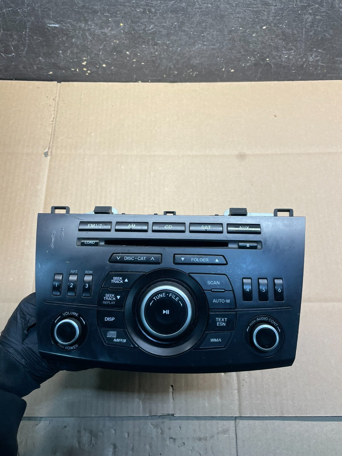 2012-2013 Mazda 3 Radio Stereo CD MP3 Player Control w1250 DG0