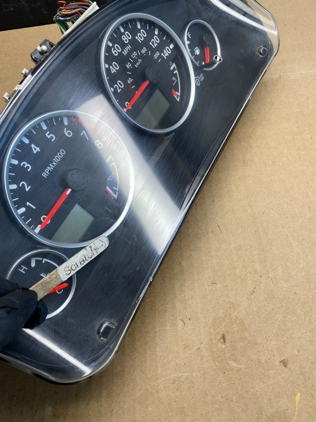 2006-2007 Nissan Pathfinder Xterra Cluster Speedometer Instrument AC6212 DG1