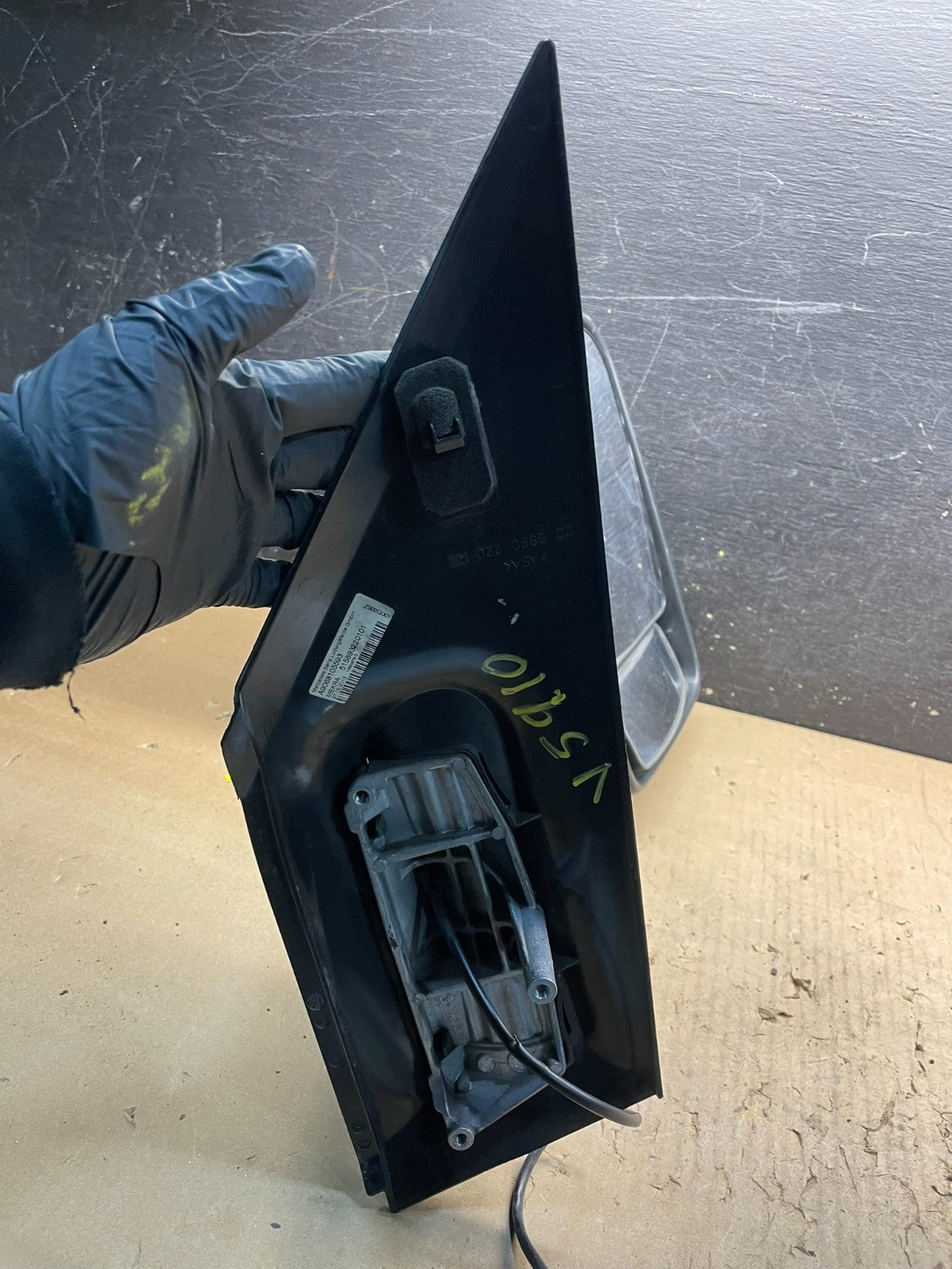 2007 to 2017 Mercedes-Benz Sprinter Right Passenger View Door Mirror OE W4387 DG5
