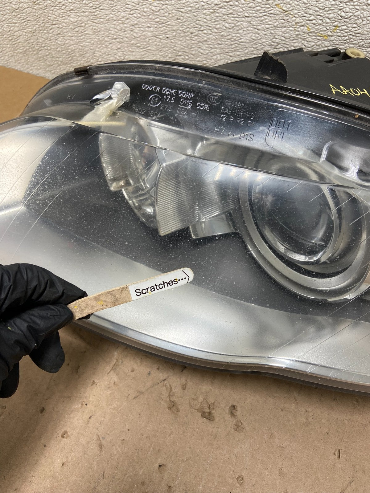 2006 2007 2008 Audi A4 Headlight Xenon Hid Left Driver Side Oem AA0422 DW3