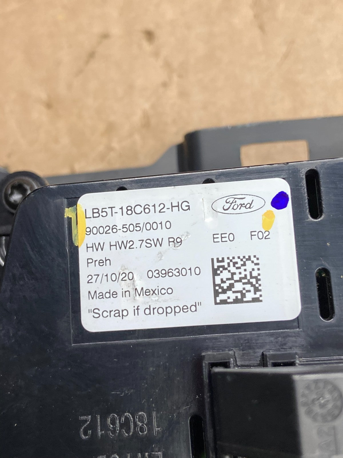 2020 to 2023 Ford Explorer A/C Heater Climate Control Panel ai6393 DG4