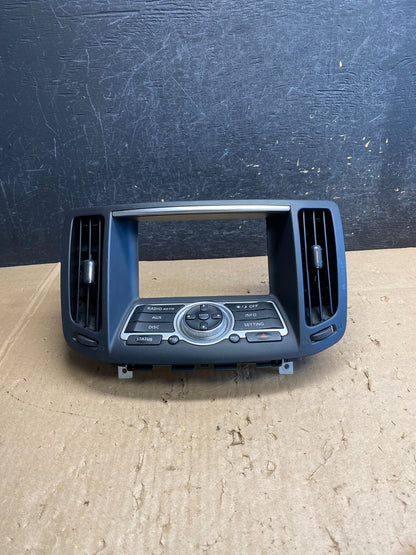 2009 - 2012 Infiniti G35 G37 Radio Player Screen Panel Bezel AJ1626 DG0