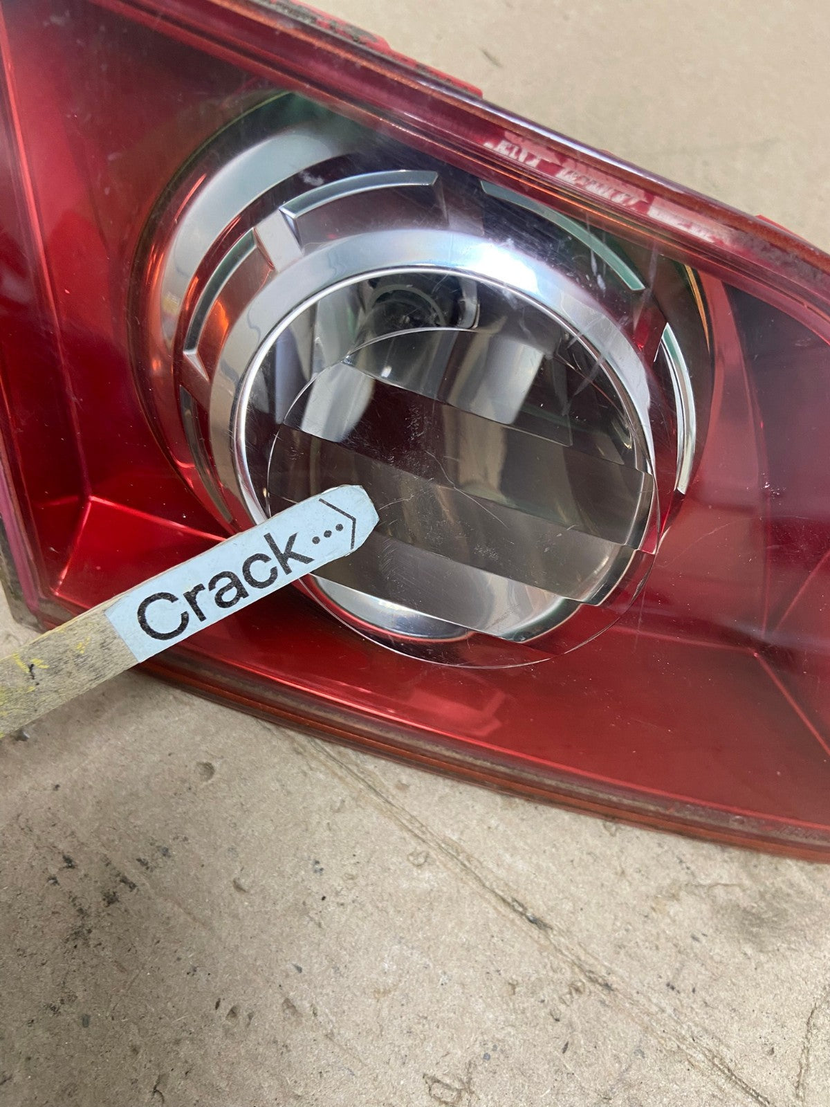 2003-2005 Infiniti FX35 FX45 Left Driver Lh Red Inner Tail Light AF4984 LK3
