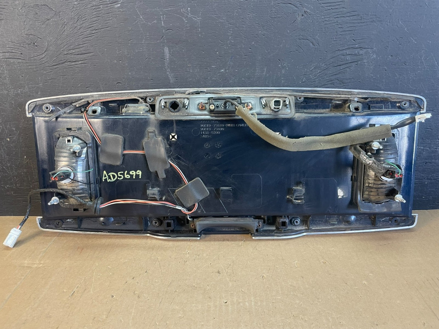 2004 to 2007 Infiniti QX56 License Plate Panel With Camera AD5699 DW3