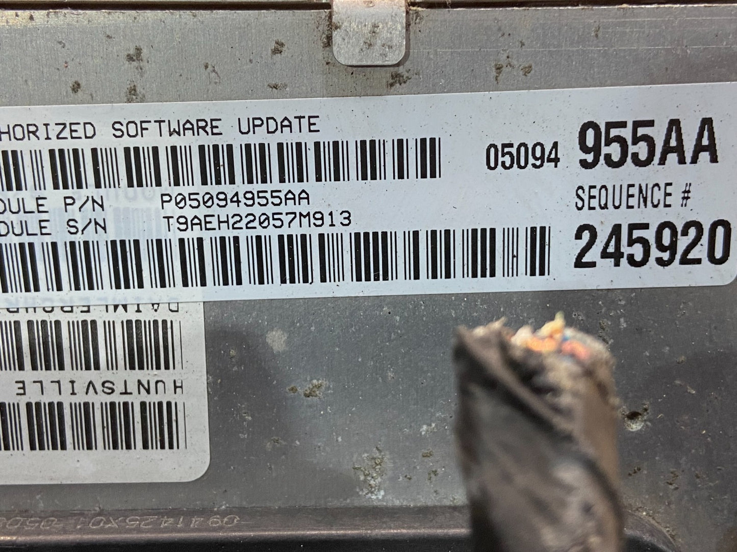 2006 Dodge Magnum Charger 300 3.5L Engine Control Unit ECU p05094955aa AG1553 DG2