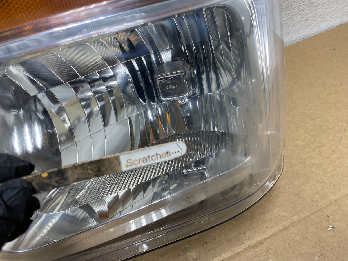 2008 to 2010 Ford F250 Super Duty Left Driver LH Side Headlight AH7796 DW3