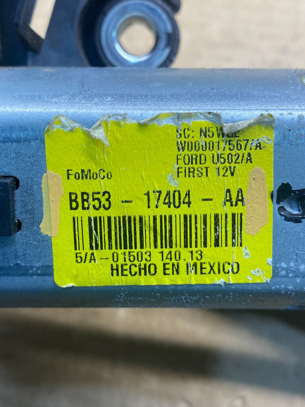 2011 to 2019 Ford Explorer Rear Windshield Wiper Motor AF6600 DG6