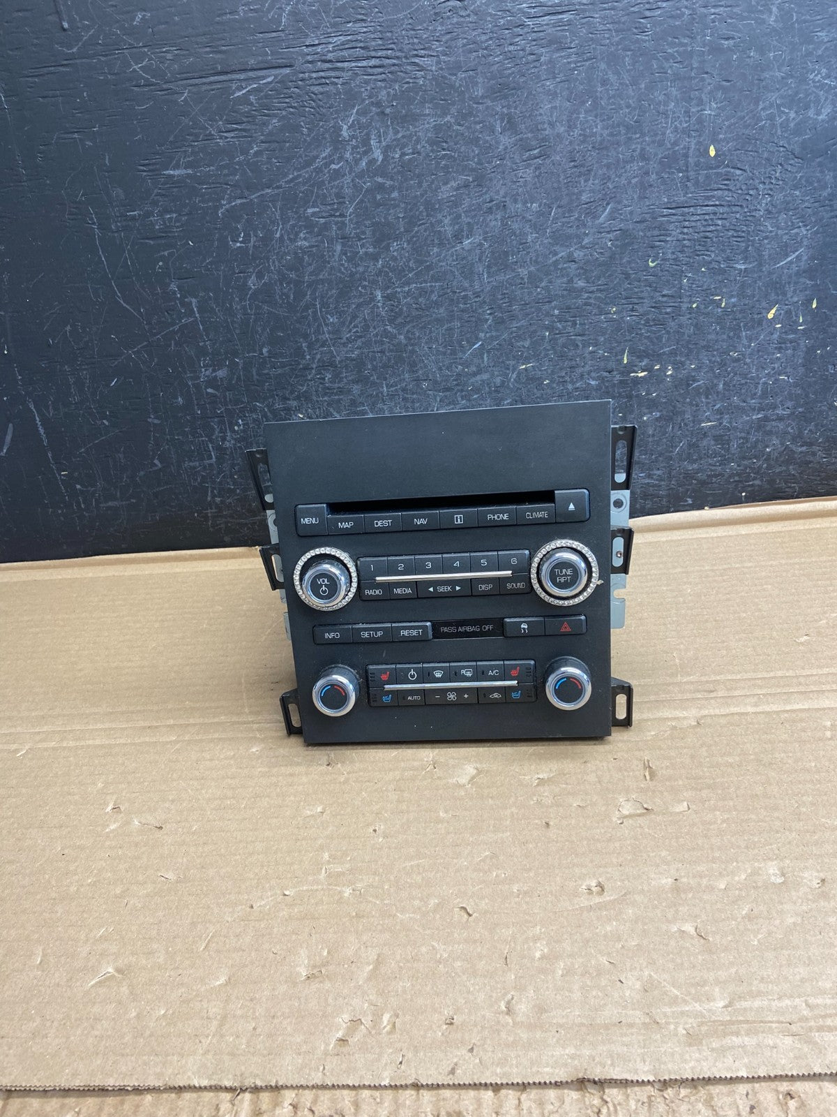 2009 2010 Lincoln Mkz Radio Navigation Hvac Climate Control Panel ag0412 DG0
