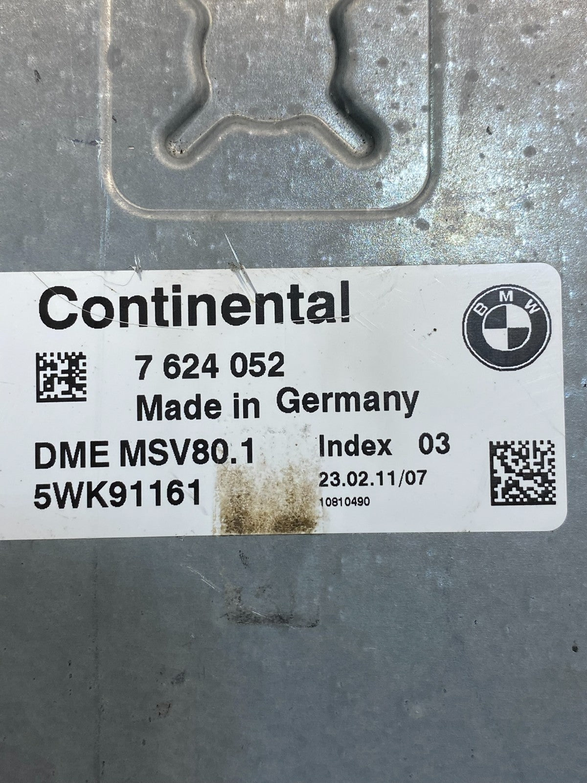 2007 - 2011 BMW 328i 528i E90 ECM ECU Engine Computer 7624052 ad7382 DG2