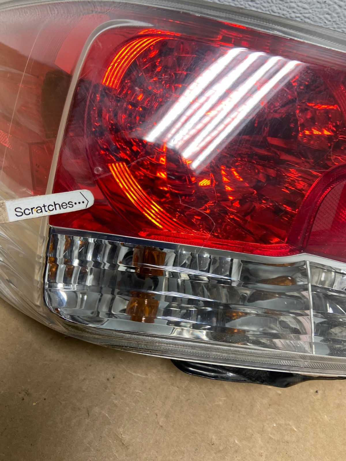 2008 to 2012 Honda Accord Sedan Tail light Left Driver LH Side AC1100 DW3