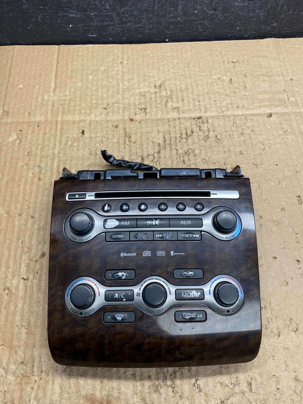2009 2011 Nissan Maxima Radio Audio Panel Climate Control Bezel Trim ad1876 DG0