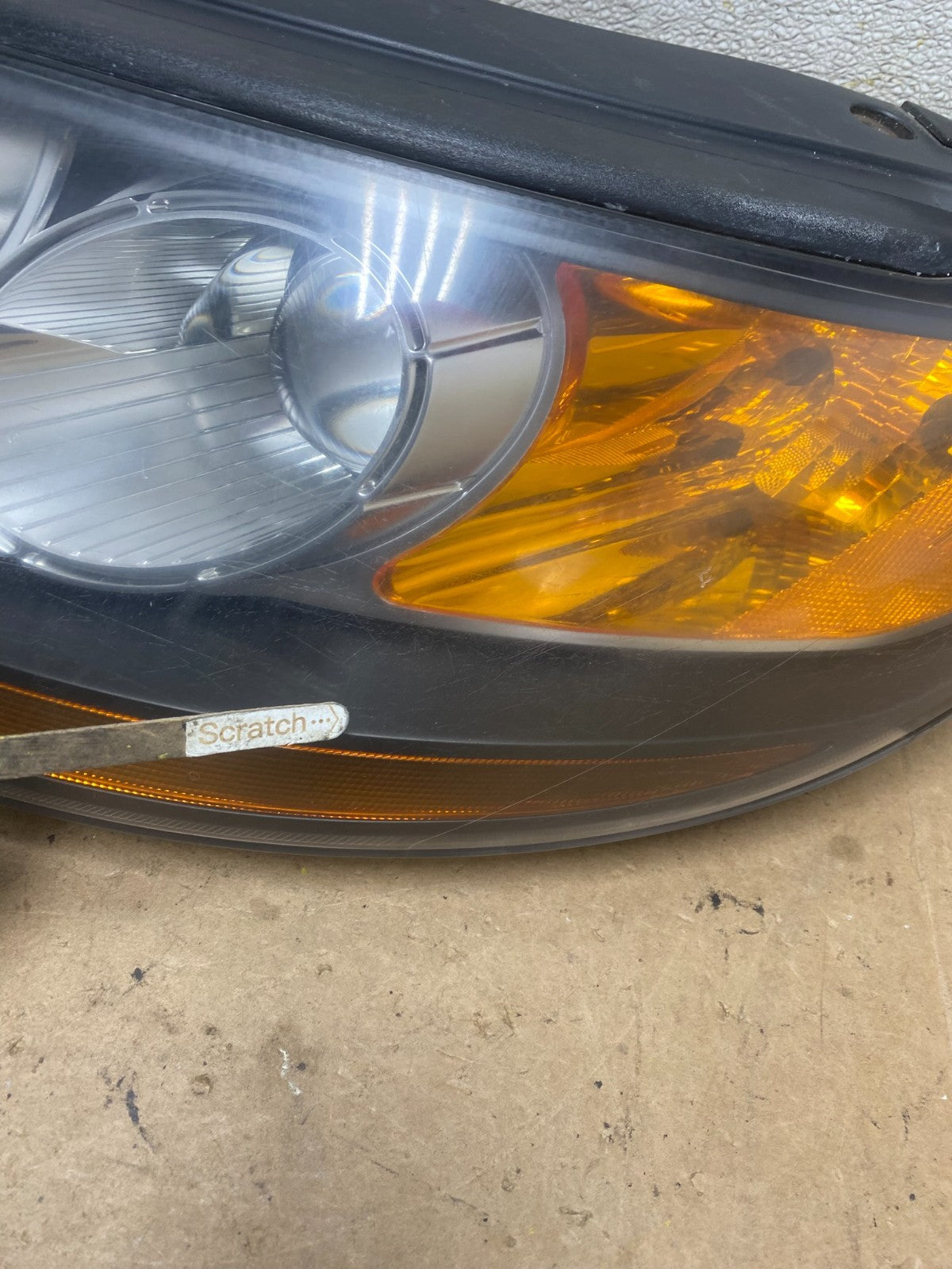 2007 2008 2009 Hyundai Santa Fe Left Driver LH Halogen Headlight Oem X6699 DW4