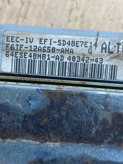 1996 Ford F250 F350 7.5L ECU ECM Engine Computer Module AE7766 DG2