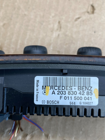 2005-2009 Mercedes W203 C230 C240 A/C Heater Climate Control Trim AC6323 DG7