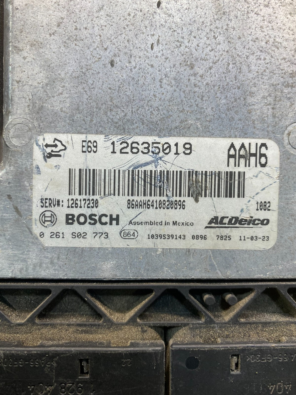 2010 2011 GMC Acadia Traverse Engine Control Module ECM ECU 12635019 AD3478 DG2