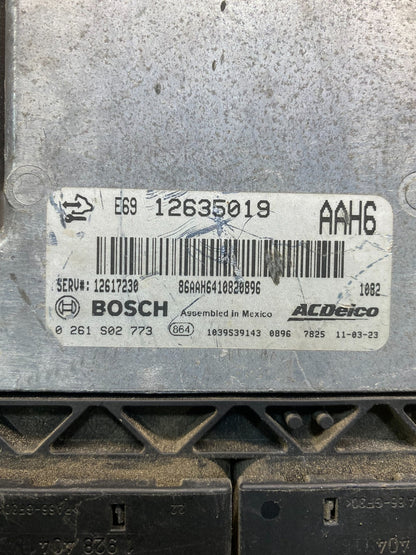 2010 2011 GMC Acadia Traverse Engine Control Module ECM ECU 12635019 AD3478 DG2