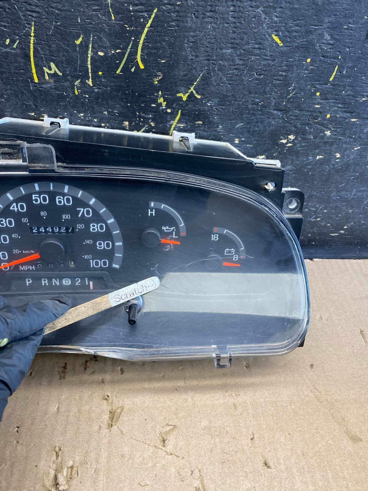 2001 - 2002 Ford Econoline E250 E350 Van Speedometer Instrument Cluster ab2182DG1