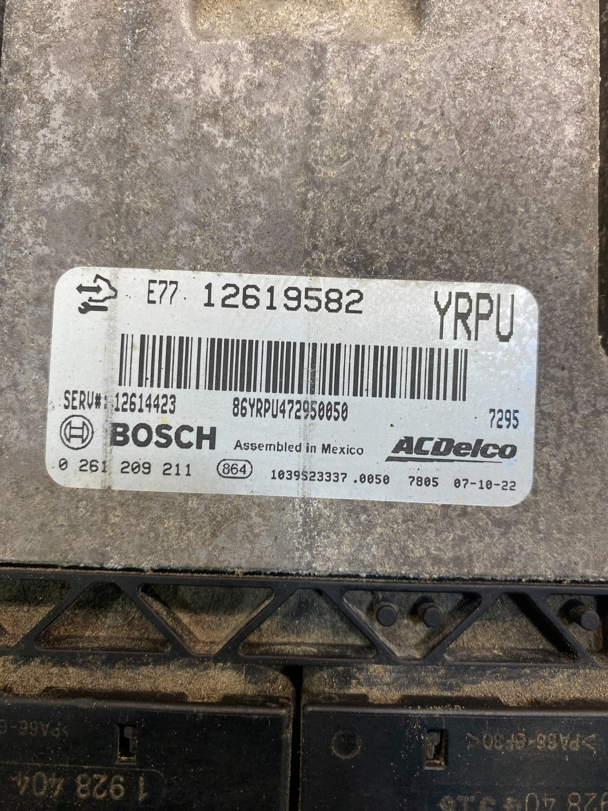 2008 2009 Cadillac CTS Engine Computer ECU Control Module 12619582 ECM AA7600 DG2