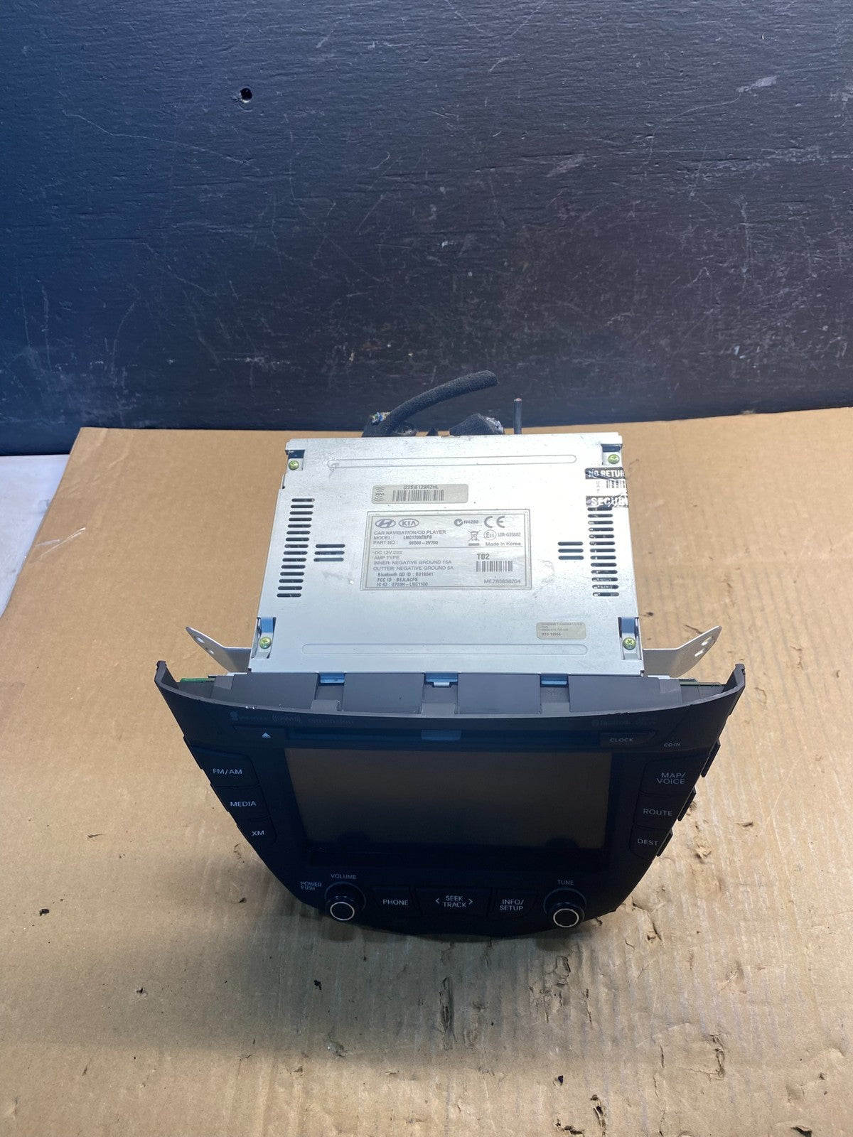 2012 - 2014 Hyundai Veloster Radio Receiver Display Screen 96560-2v700 AD1742 DG0