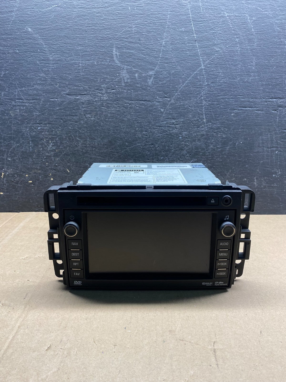2007 to 2014 Chevrolet GMC Cadillac Radio Navigation Screen Display AG3612 DG0