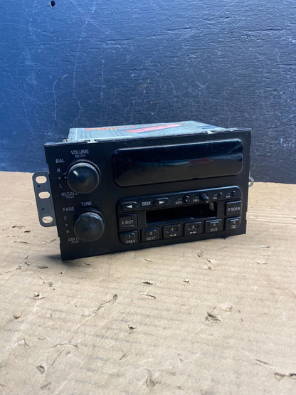1997 to 2003 Buick Lesabre AM/FM Stereo Cassette Radio AD9626 DG0