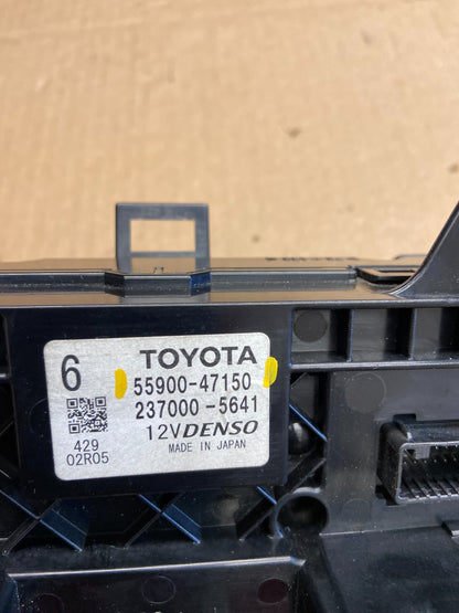 2014 Toyota Prius V Climate Heater A/C AC Control Panel AD6881 DG4