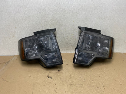 2009 to 2014 Ford F-150 F150 Left+Right Halogen Headlights AH7709 DW0