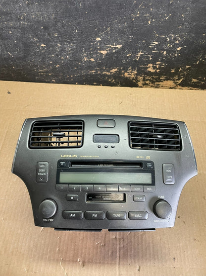 2004 to 2006 Lexus ES330 Es300 Radio Receiver Tape CD Air Vent AB3038 DG0