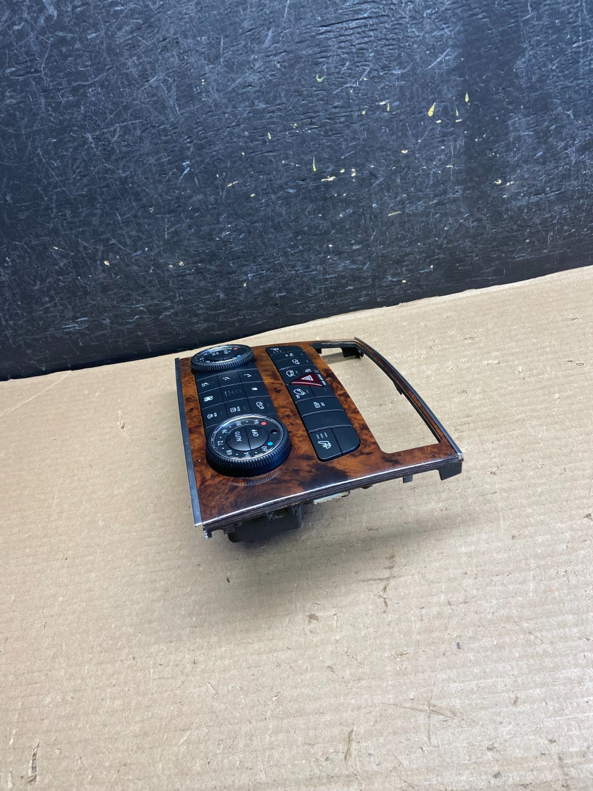 2007-2012 Mercedes X164 GL350 GL450 Climate Control Bezel Wood Switch AH3570 DG1