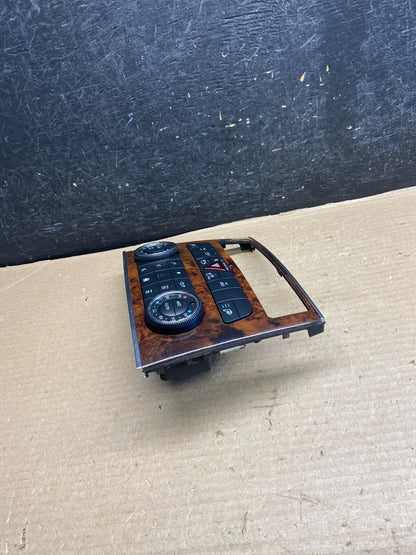 2007-2012 Mercedes X164 GL350 GL450 Climate Control Bezel Wood Switch AH3570 DG1