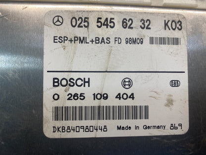1998 - 2002 Mercedes E320 Anti Lock Breaking Control System ad1475 DG2