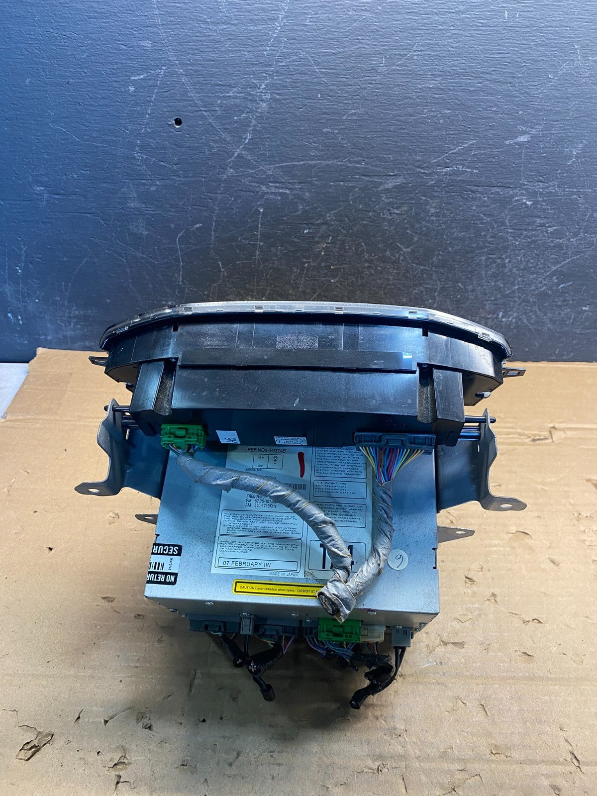 2007 to 2009 Acura Mdx Radio Stereo 6 CD Player Climate Control Pan OE AD9639 DG3
