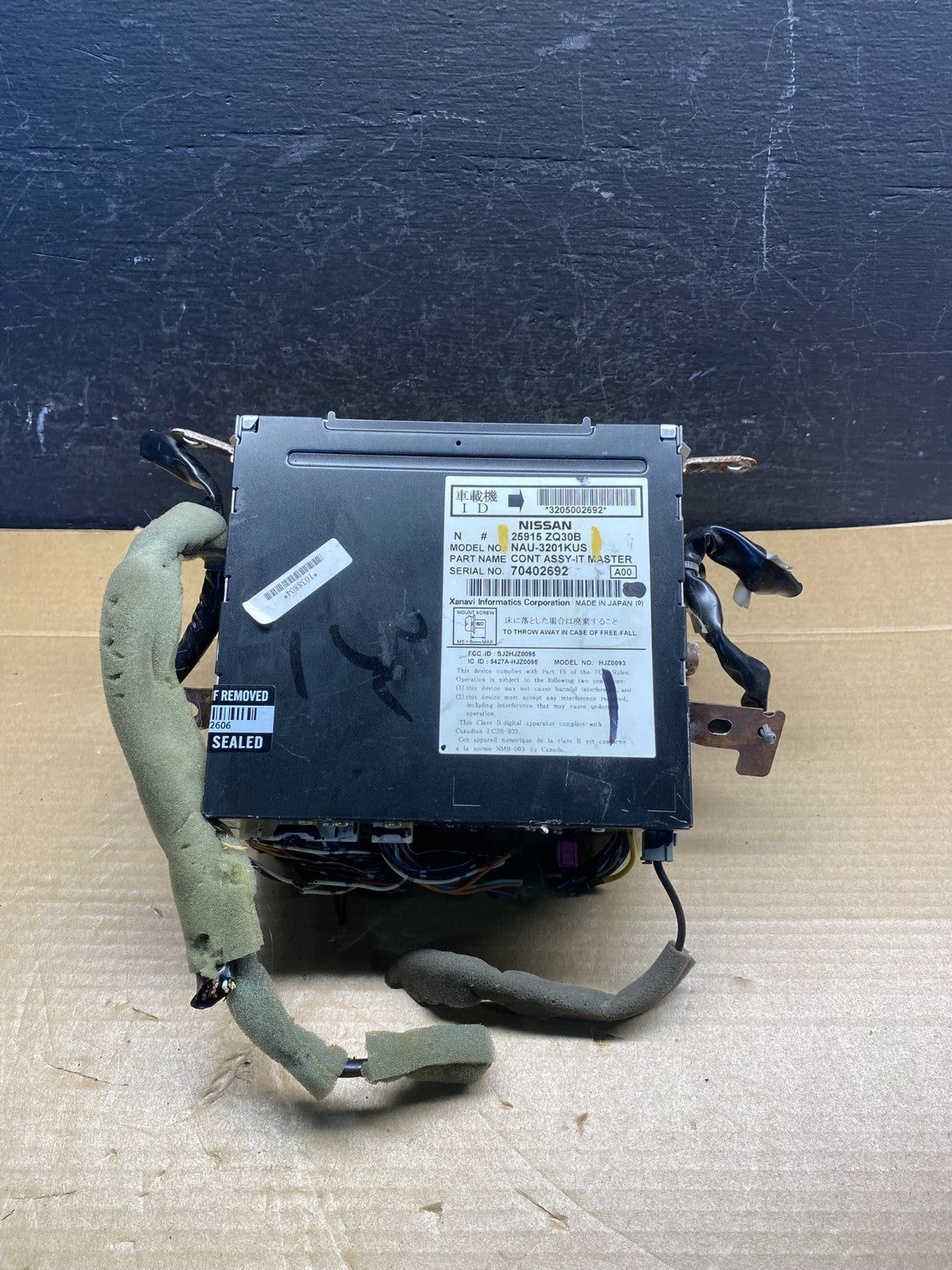 2008 2012 Nissan Pathfinder Audio CD Player Radio Receiver Control AD6611 DG3