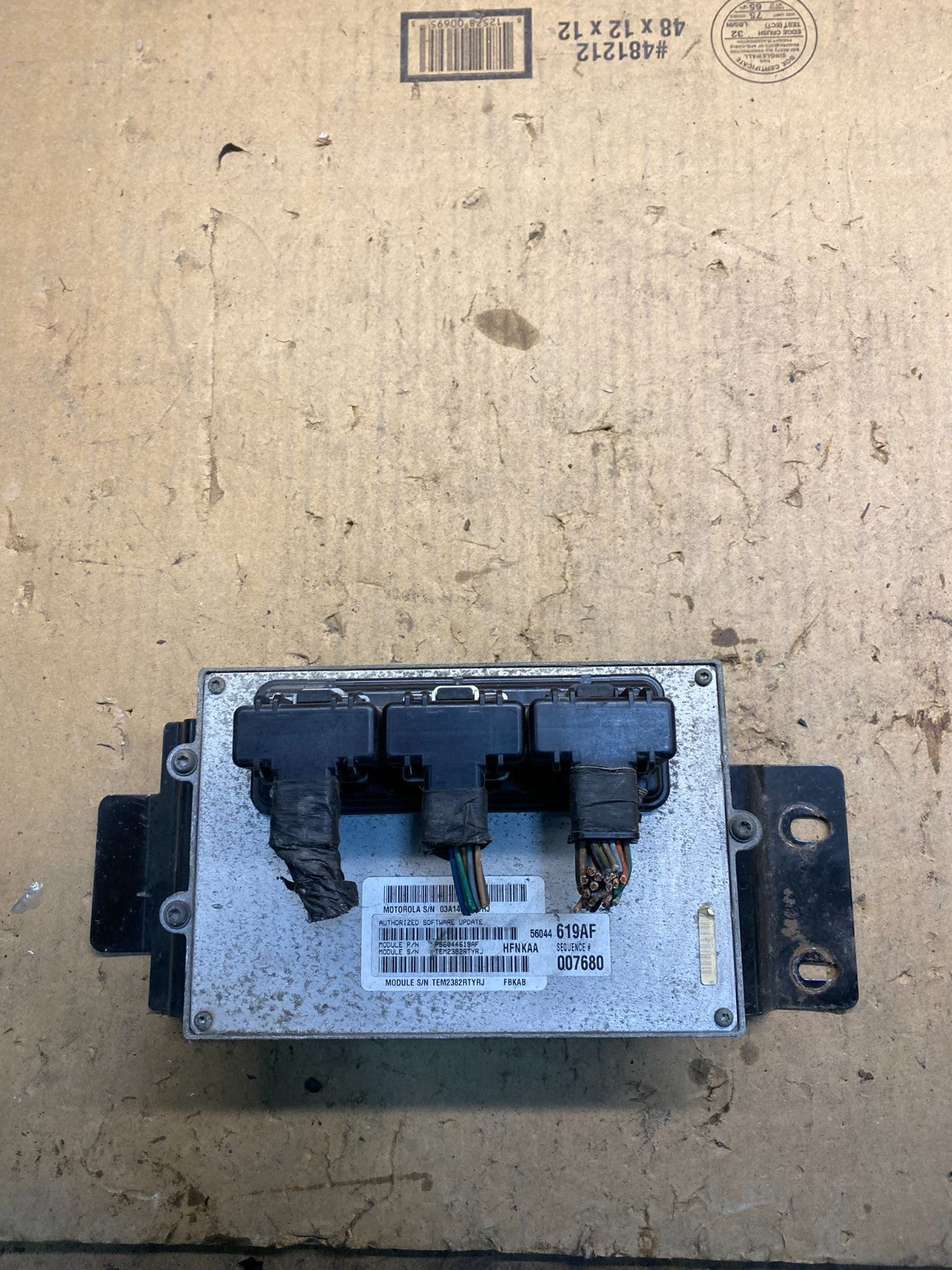 2003 Jeep Liberty 3.7L Engine ECU Computer Module p56044619af W4308 DG0
