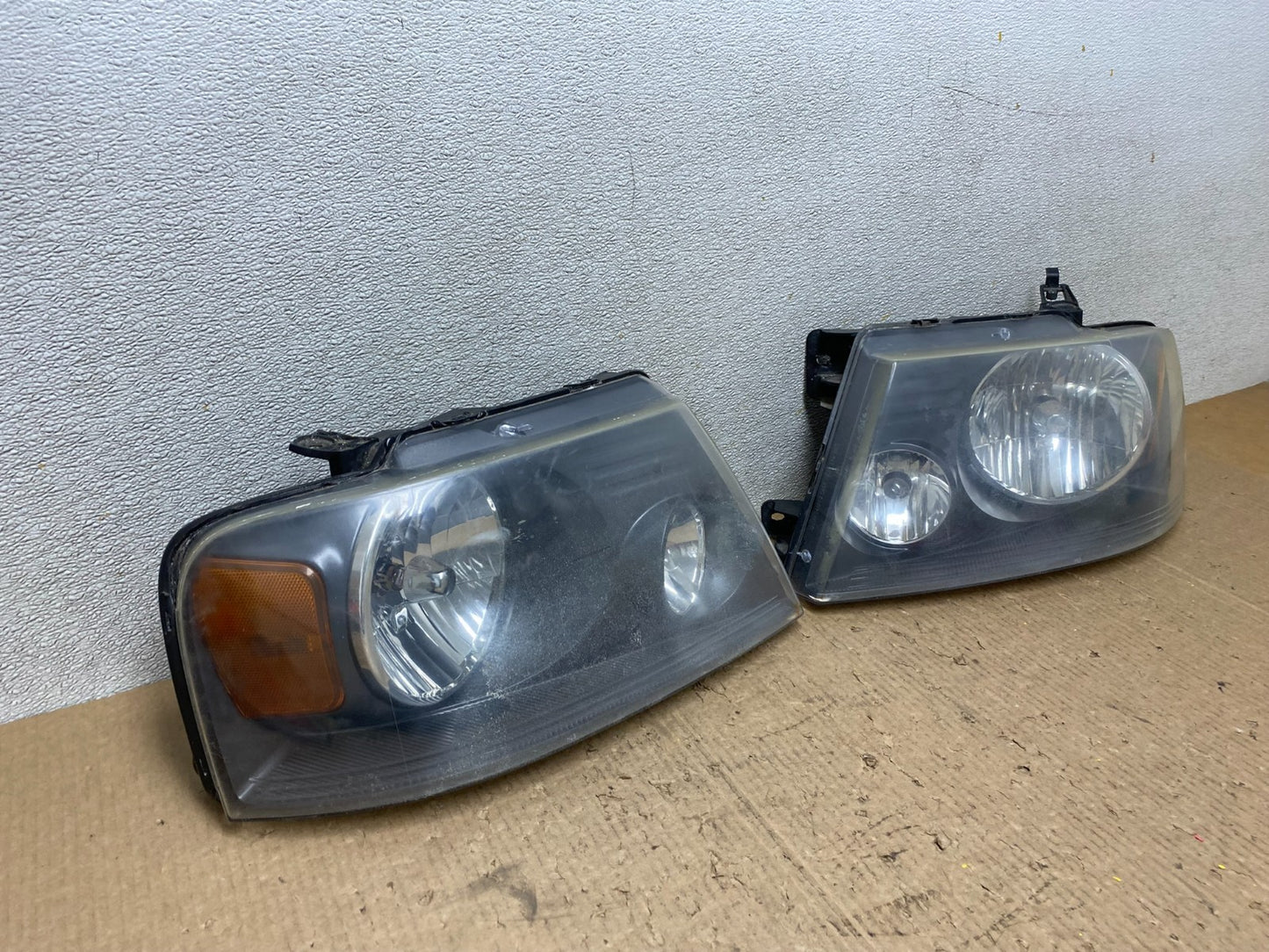 2004 to 2008 Ford F-150 F150 Left+Right Halogen Headlights W5389 DW2