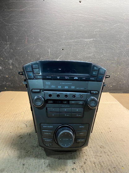 2007 to 2009 Acura Mdx Radio Stereo 6 CD Player Climate Control Pan OEM z0793 DG0