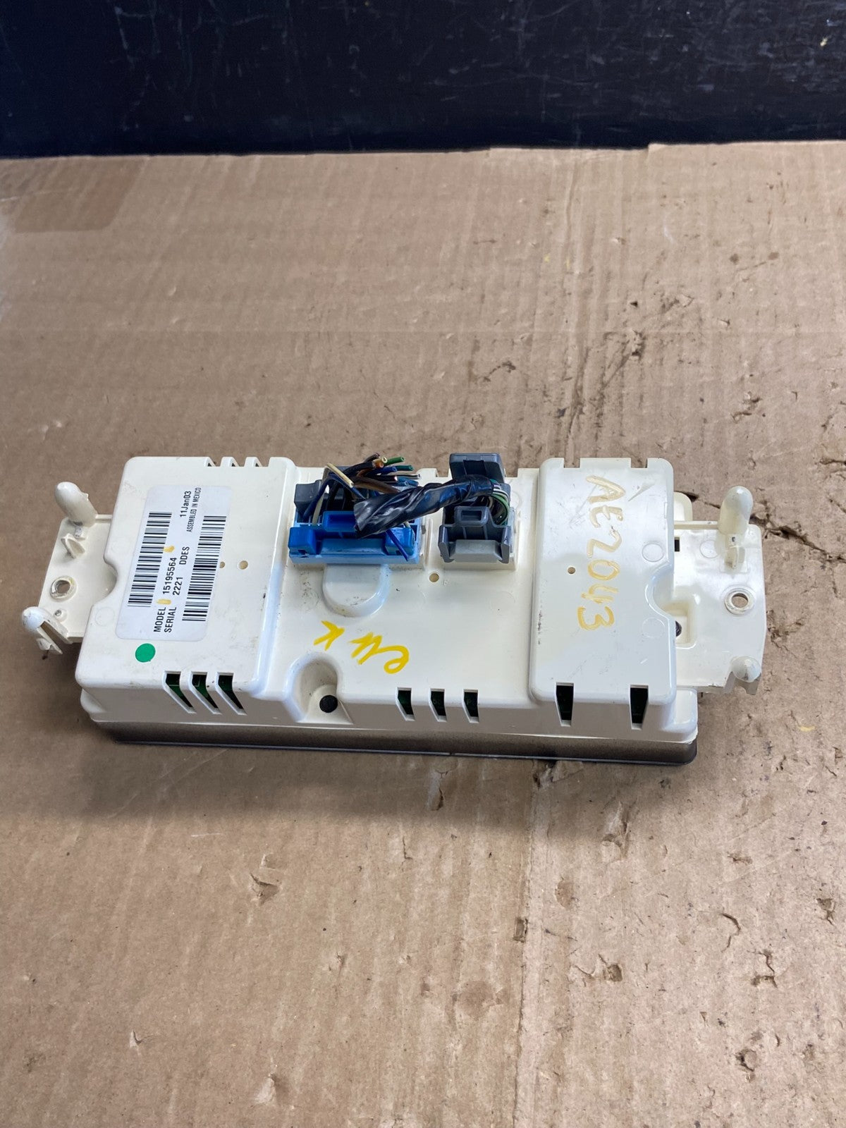 2003 to 2006 Chevrolet Silverado HVAC Heater Climate Control Module AE2043 DG4