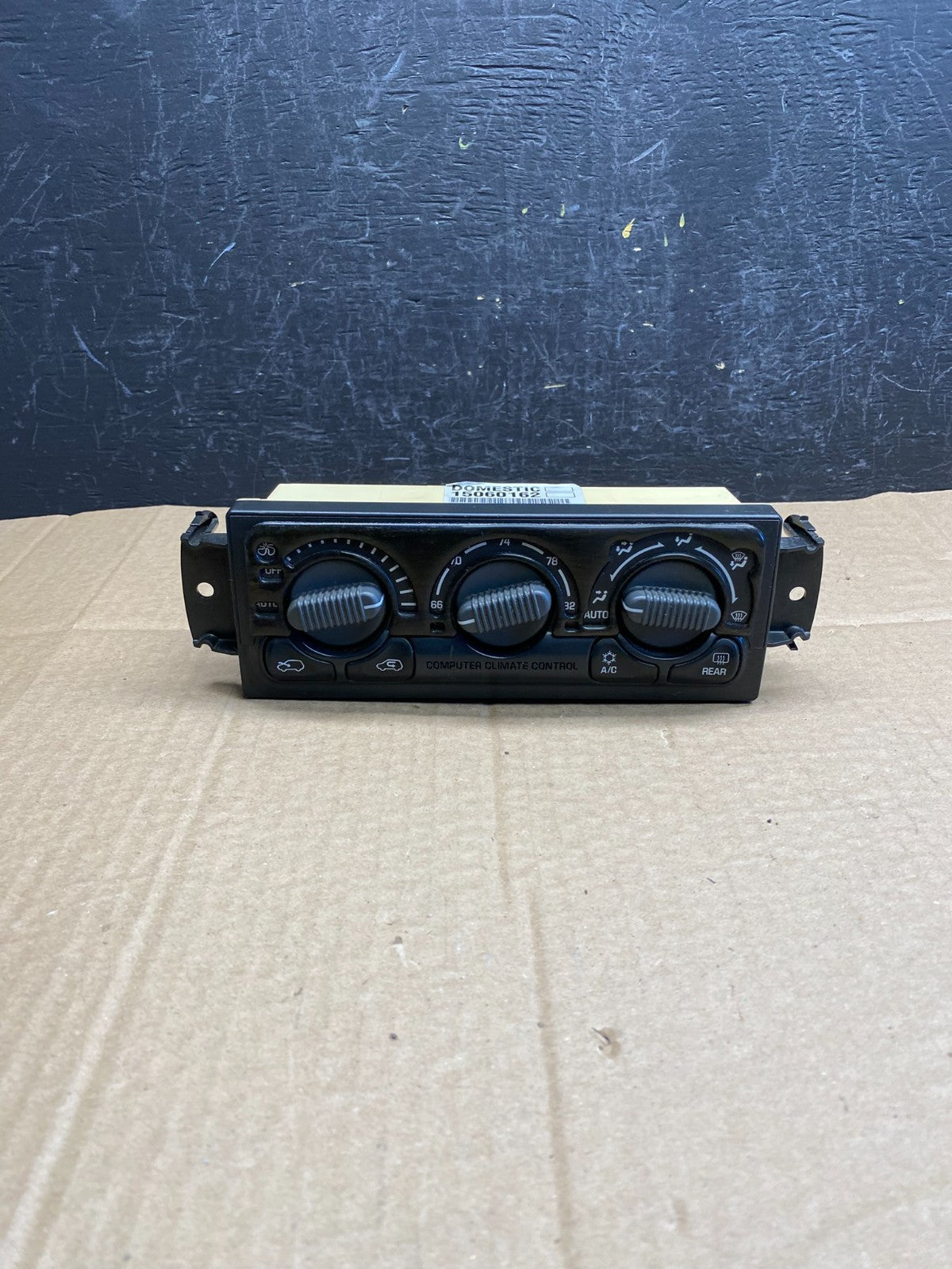 1999 to 2002 Chevrolet Silverado HVAC Heater Climate Control Module AC9292 DG0