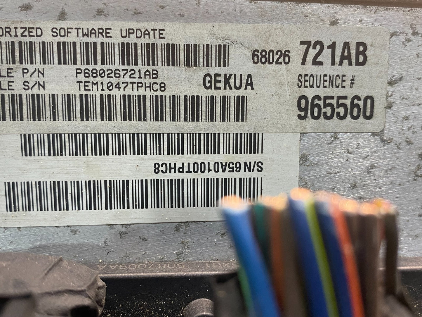 2007 Jeep Commander Engine Computer ECM P68026721AB AE7740 DW2