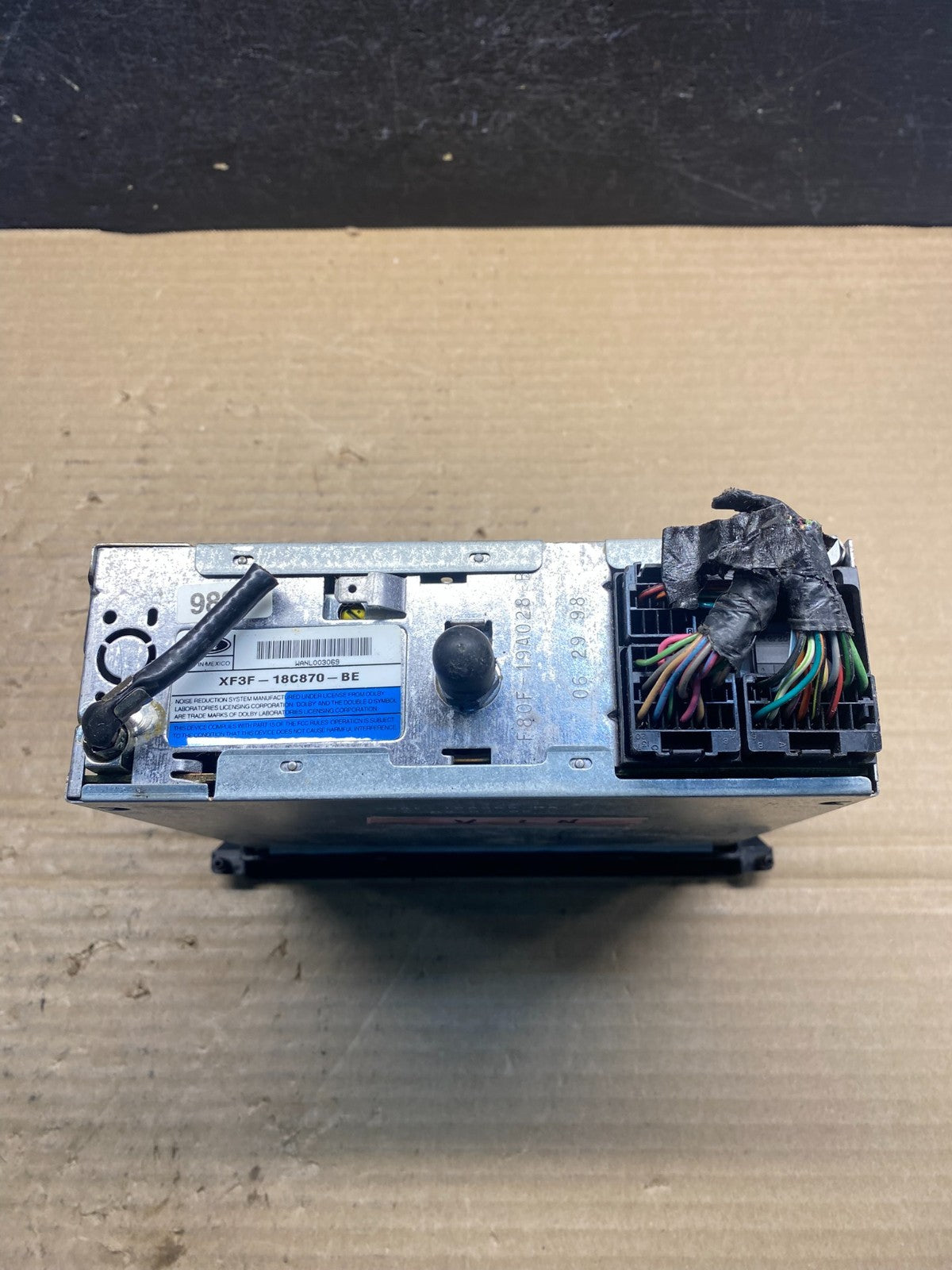 1999-2002 Lincoln Continental Factory ALPINE Cassette Player Radio af3909 DG5
