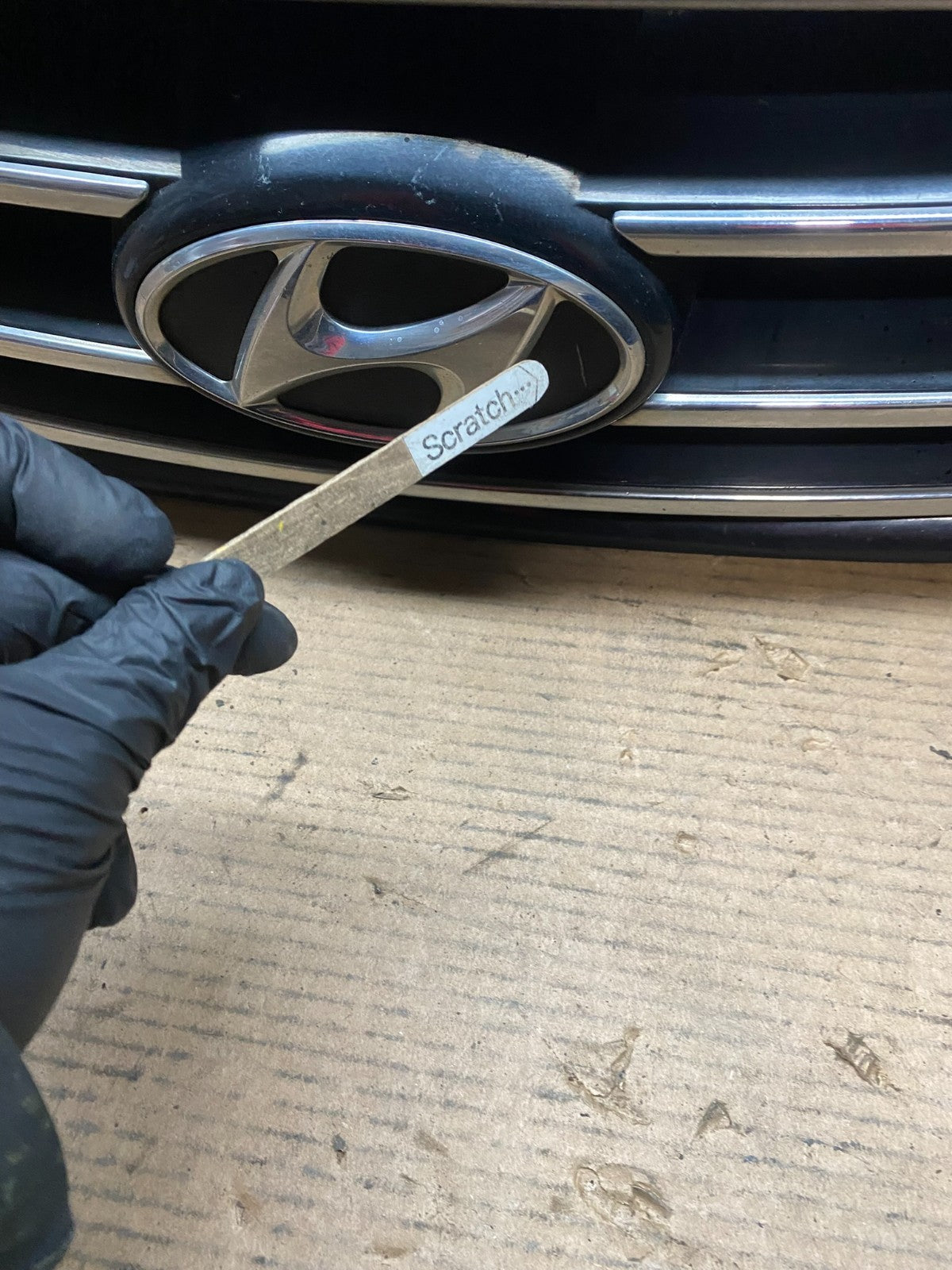 2010 Hyundai Elantra Front Upper Grille Grill V7146 DG6