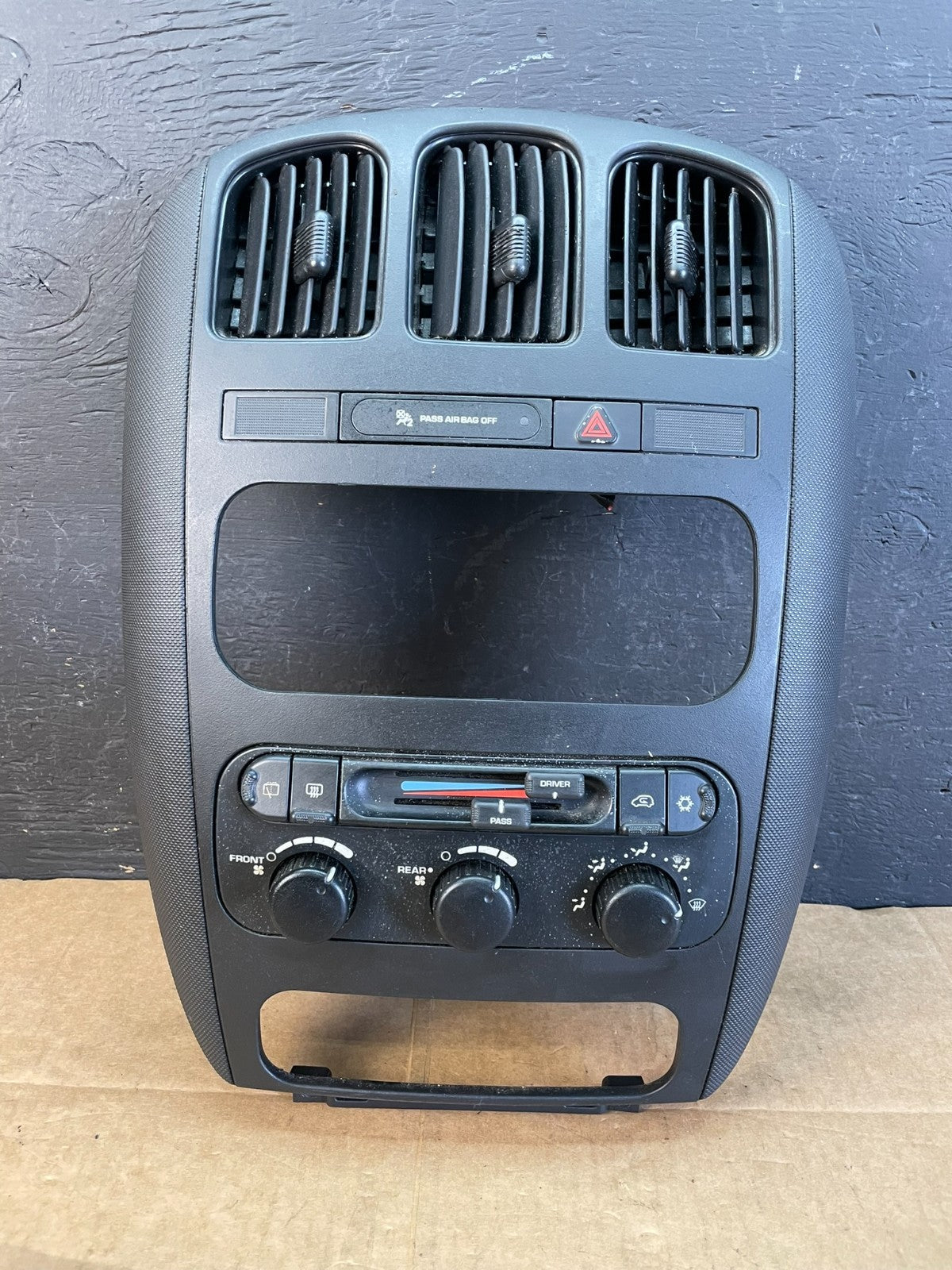 2004-2007 Dodge Grand Caravan A/C Climate Control Unit Bezel Trim AC5210 DG0